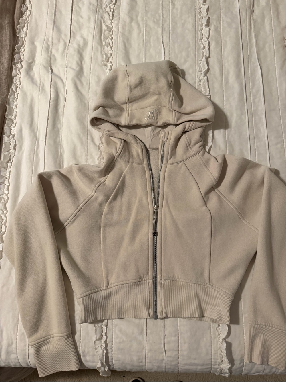 Lululemon cropped full Zip scuba